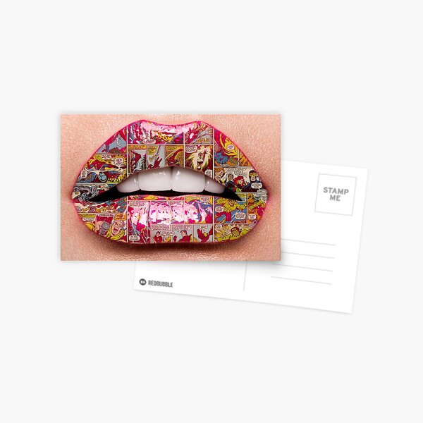 MARVEL LIPS Postcard