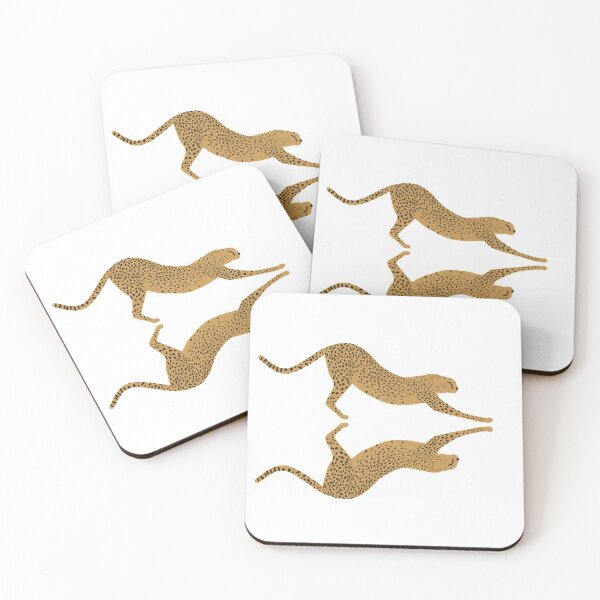 Item preview, Mirrored Cheetahs Illustration  designed and sold by ellaseymourdesi.