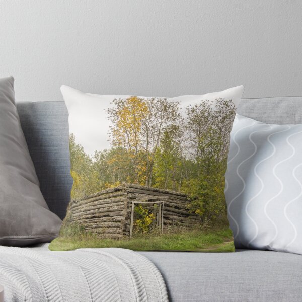 Item preview, Reclaimed by Nature - Abandoned Log Hut in the Woods designed and sold by Georgia Mizuleva.