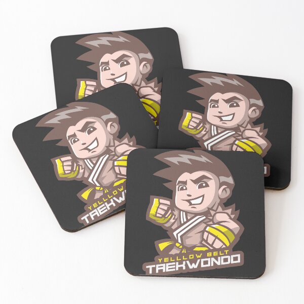 Artikelvorschau, Taekwondo Taekwondo Martial Arts Yellow Belt Black Belt entworfen und verkauft von JackAlphaRed.