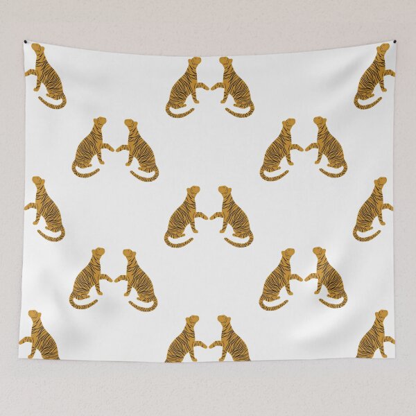 Item preview, Mirrored Tiger Illustration 2 designed and sold by ellaseymourdesi.