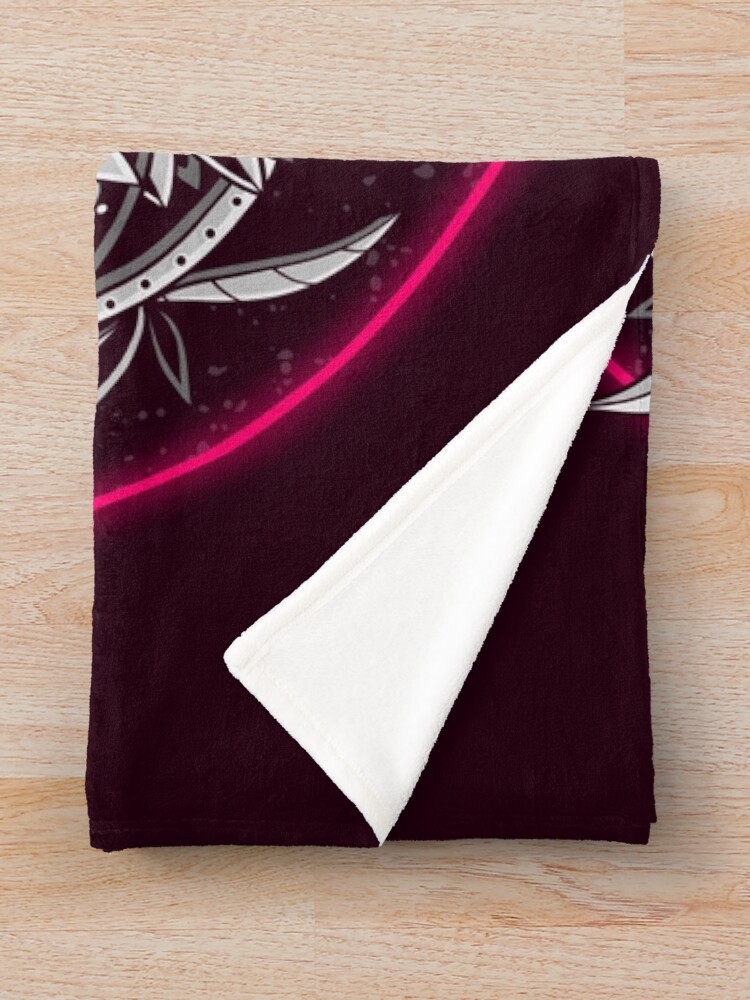 Alternate view of Retrowave Owl Throw Blanket