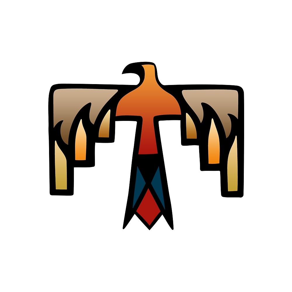 thunderbird-native-american-indian-symbol-by-peculiardesign-redbubble