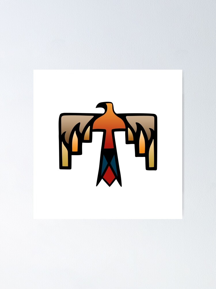 Thunderbird Native American Indian Symbol Poster By Peculiardesign