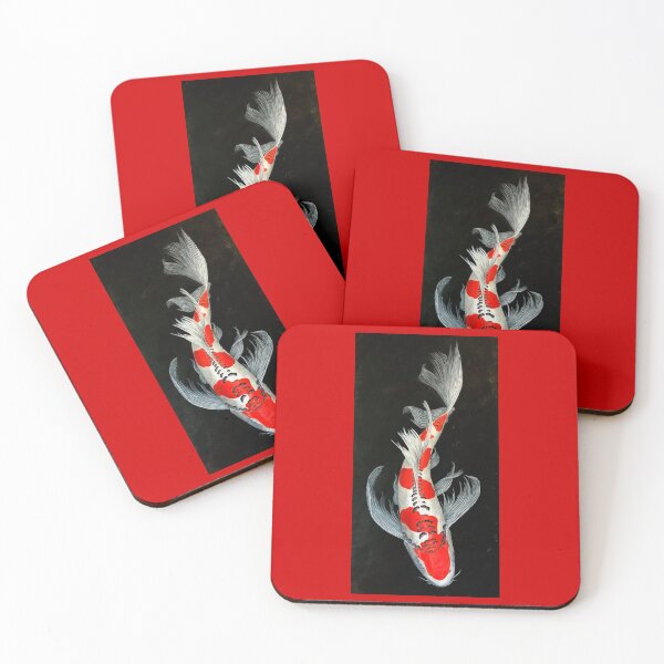 Item preview, Butterfly Koi Red and White designed and sold by Koiartsandus.