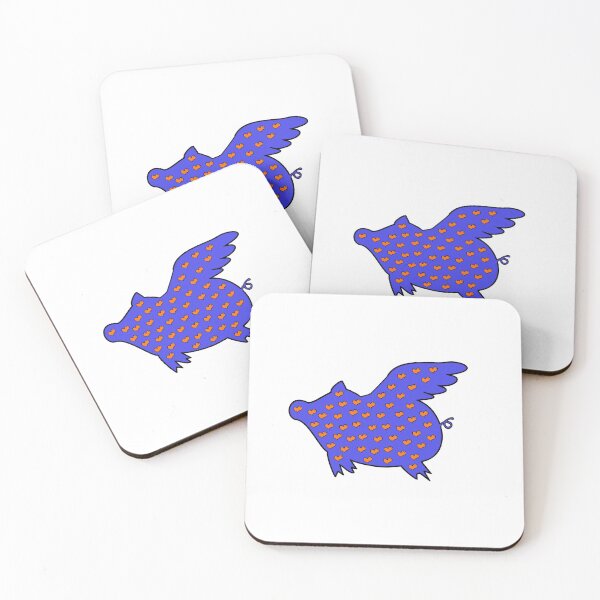 Item preview, Blue Flying Pig designed and sold by merchloh128.