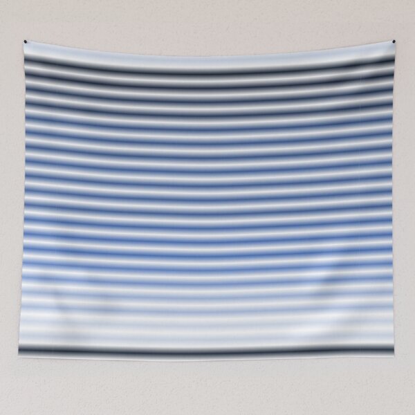 Item preview, faded lines 2 - geomatric line pattern blue  designed and sold by ApArtPaintings.