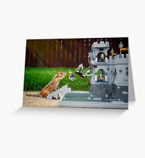 Storming The Castle Greeting Card