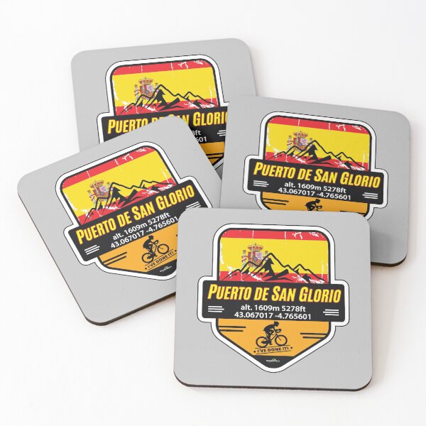 Item preview, Puerto de San Glorio Spain Espana Cycle T-Shirt & Sticker - Ive Done It! 03 designed and sold by OuterShellUK.