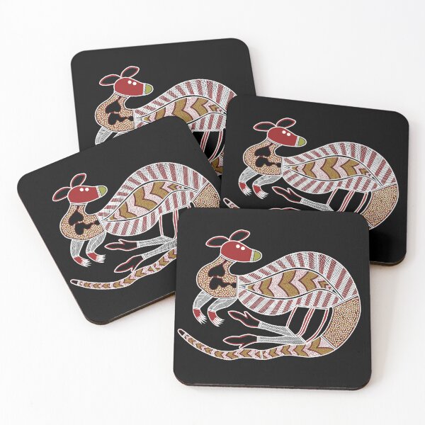 Item preview, Authentic Aboriginal Art -  The Kangaroo designed and sold by HogarthArts.