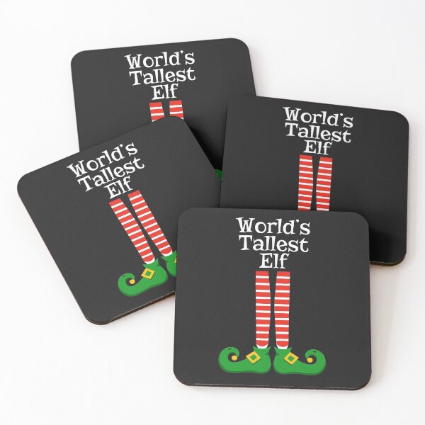 Item preview, World's Tallest Elf funny elf legs in socks Cute Christmas Gift for tall dad husband brother boyfriend  designed and sold by alenaz.