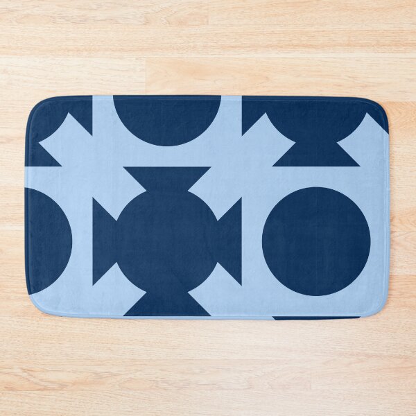 Item preview, Blue Geometric Abstract Color Block Pattern designed and sold by MclaughlinGifts.