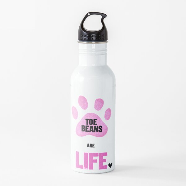 Toe Beans Are Life (Poster Version) Water Bottle
