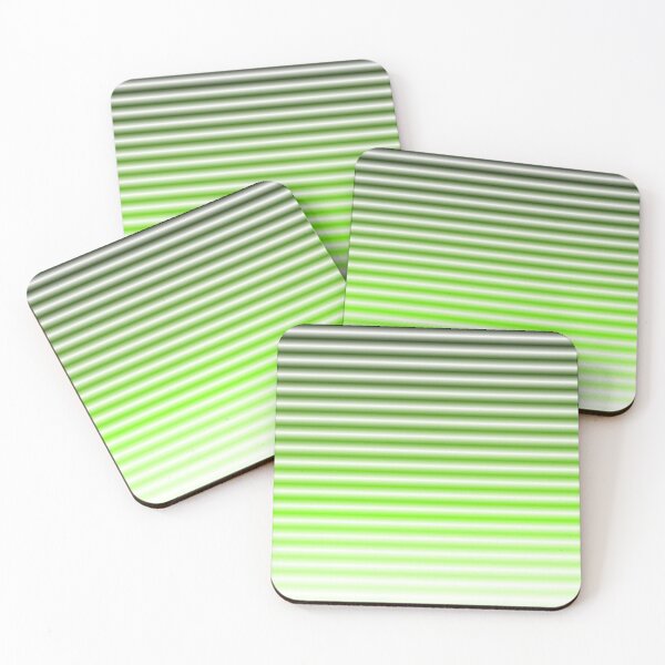Item preview, faded lines 6 - geomatric line pattern green designed and sold by ApArtPaintings.