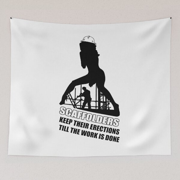 Item preview, Scaffolder Erection; designed and sold by StickerApe.