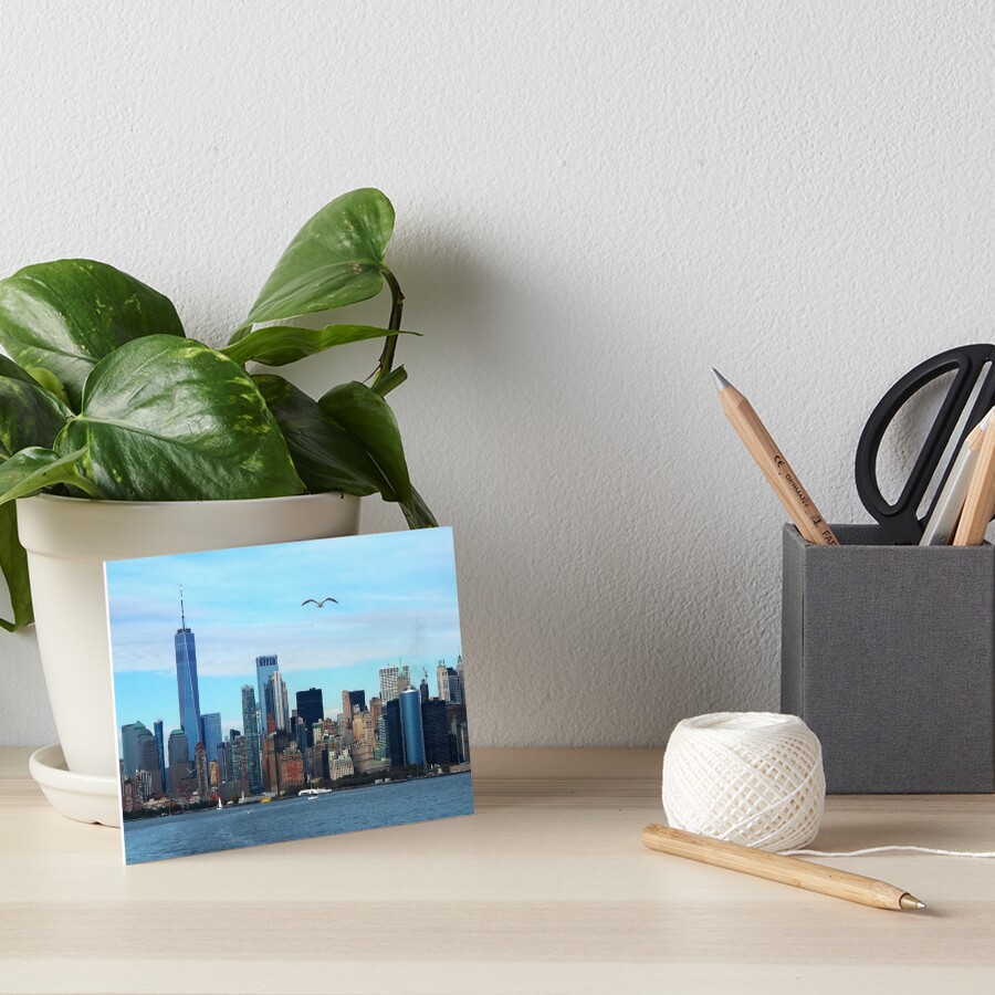 New York City skyline Art Board Print