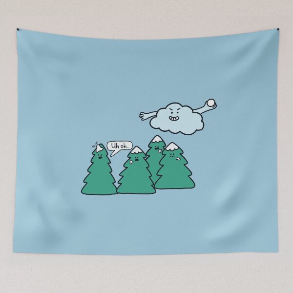 Item preview, Cloud being a bully (Snowcaps) designed and sold by Awesomesauce-ST.