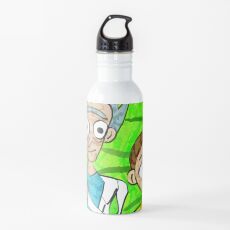 Rick and Morty Fanart Water Bottle
