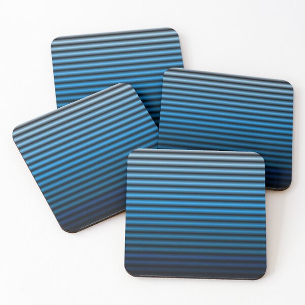 Item preview, faded lines 8 - geomatric line pattern blue designed and sold by ApArtPaintings.