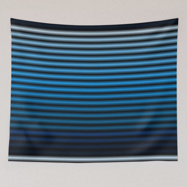 Item preview, faded lines 8 - geomatric line pattern blue designed and sold by ApArtPaintings.