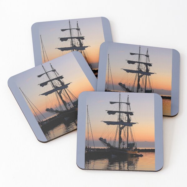 Item preview, Silhouetted Sunset Tall Ship designed and sold by Imladris01.