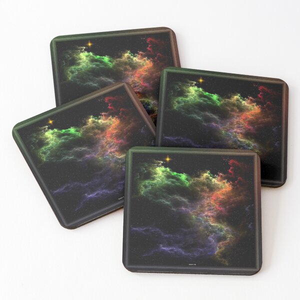 Item preview, Art Stucco Mosaic Nebula Cluster Fractal Spacescape designed and sold by Xzendor7 Digital Art Creations.