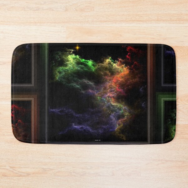 Item preview, Art Stucco Mosaic Nebula Cluster Fractal Spacescape designed and sold by Xzendor7 Digital Art Creations.