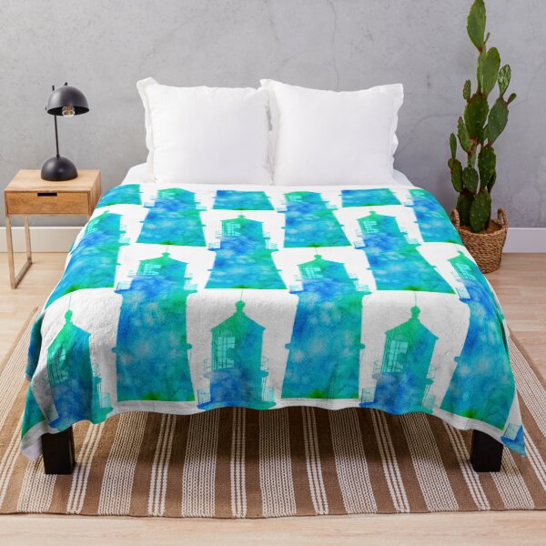 Item preview, Lighthouse in blues and green designed and sold by RosalieReeves.