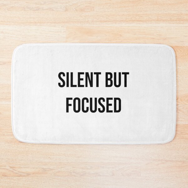 Item preview, silent but focused designed and sold by kailukask.