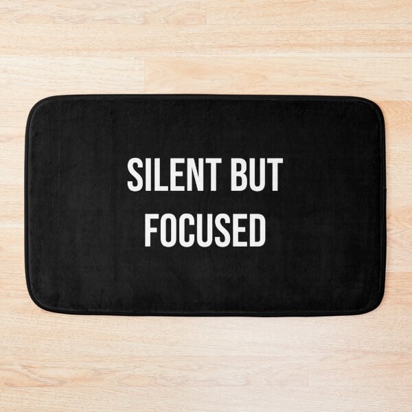 Item preview, silent but focused designed and sold by kailukask.