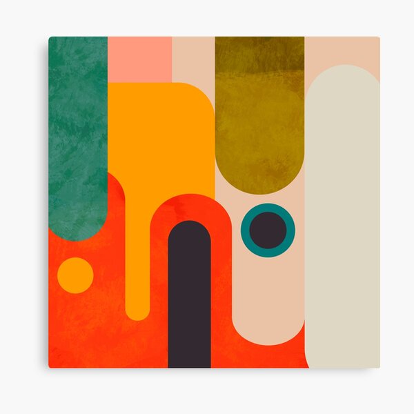 Geometrische Formen abstrakt 8 Leinwanddruck