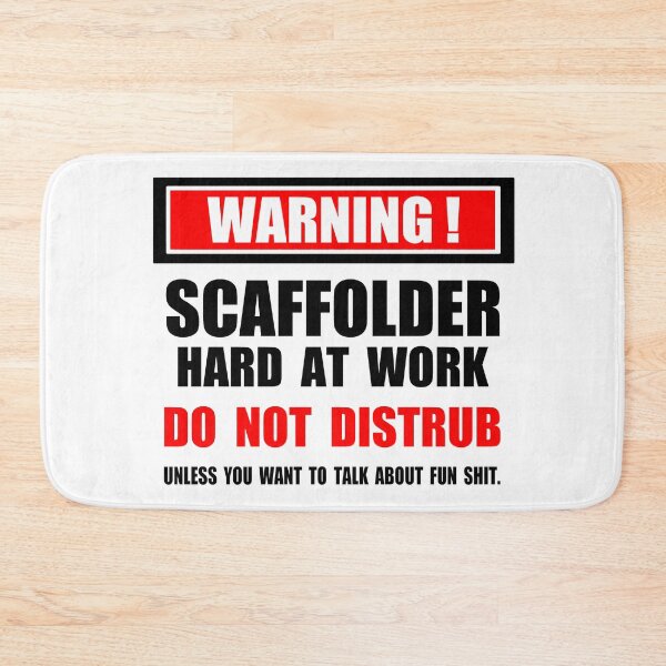 Item preview, Scaffolder; Fun Shit; designed and sold by StickerApe.
