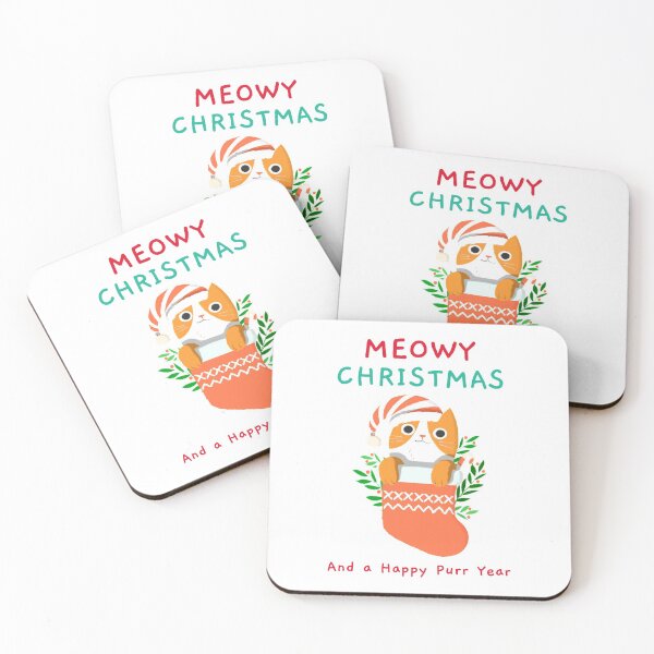 Item preview, HAPPY CHRISTMAS CAT LOVERS XMAS NEW YEAR designed and sold by ER-DESIGNS.