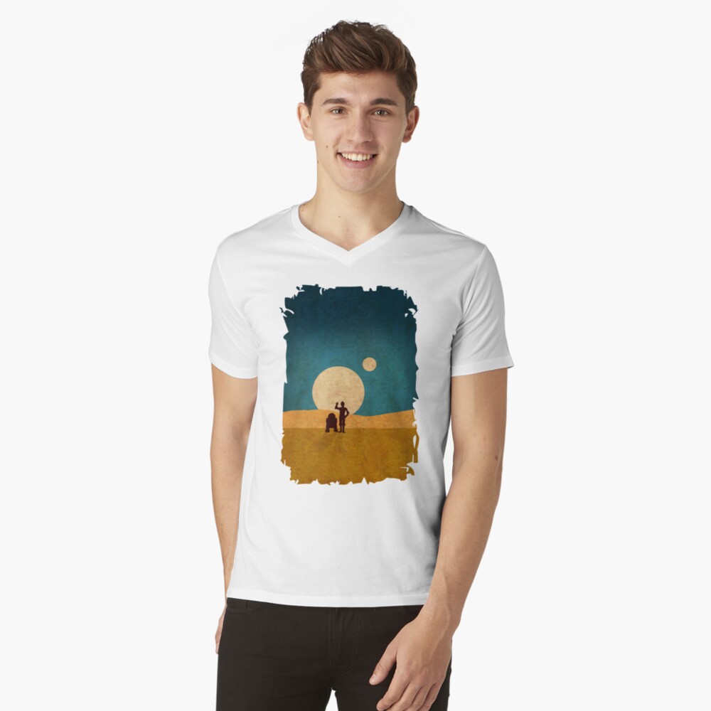 Item preview, V-Neck T-Shirt designed and sold by popartmusic.