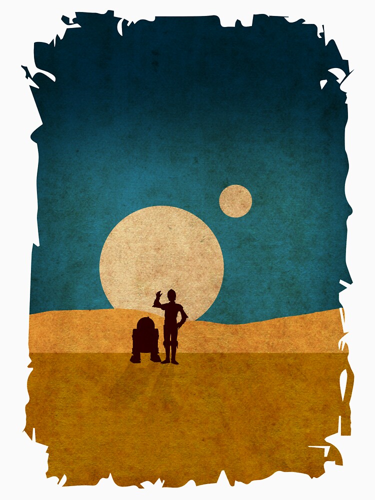 Thumbnail 7 of 7, Classic T-Shirt, Droids In The Dunes designed and sold by popartmusic.