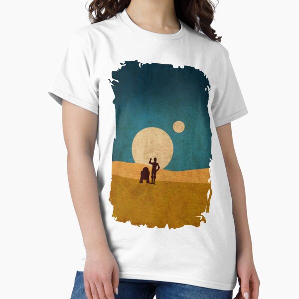 Vista previa del artículo con la obra «Droides En Las Dunas», diseñado y vendido por popartmusic.