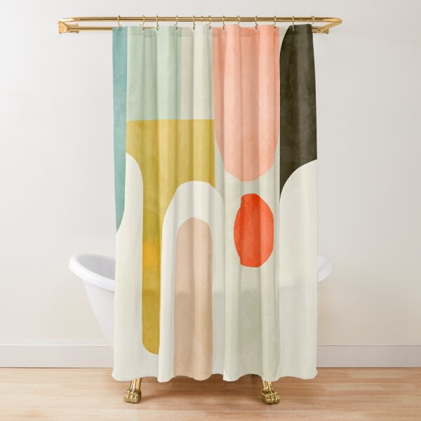 Geometry shapes abstract 9 Shower Curtain