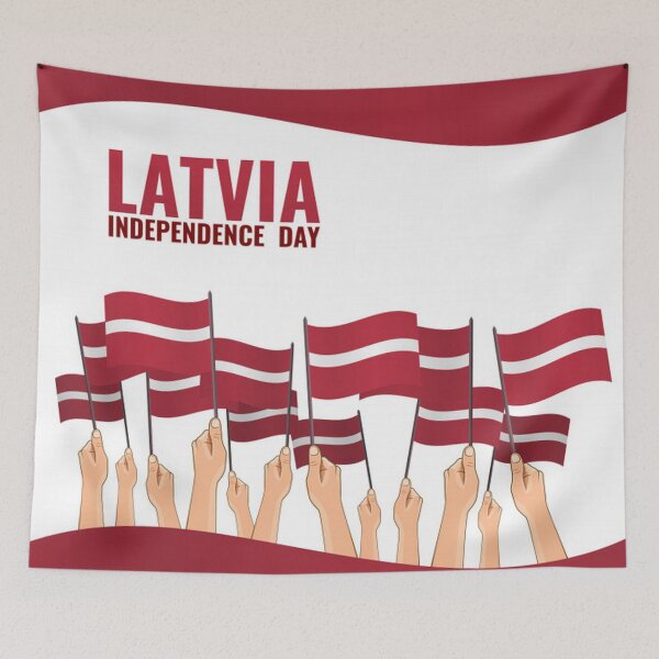 Item preview, Latvia Independence Day designed and sold by pugmom4.