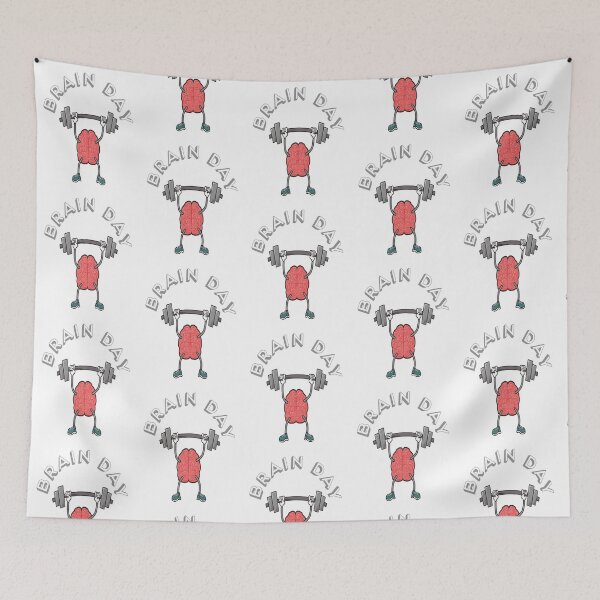 Item preview, Brain Day - Gym Workout designed and sold by madtoyman.