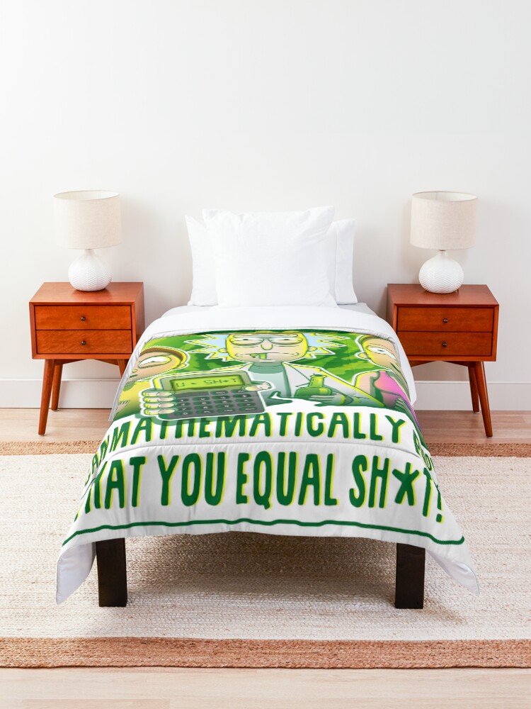Alternate view of U = SH*T Comforter