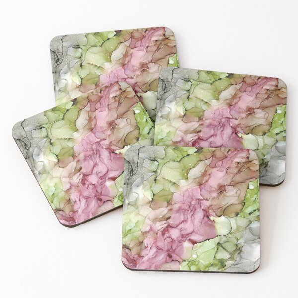 Item preview, Dark Rose: Original Abstract Alcohol Ink Painting designed and sold by herzart.
