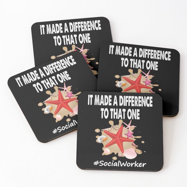 Item preview, Proud Social Worker Gift - Meaningful Social Working Gift - It Made A Difference To That One - Social Work designed and sold by kntranhoang.