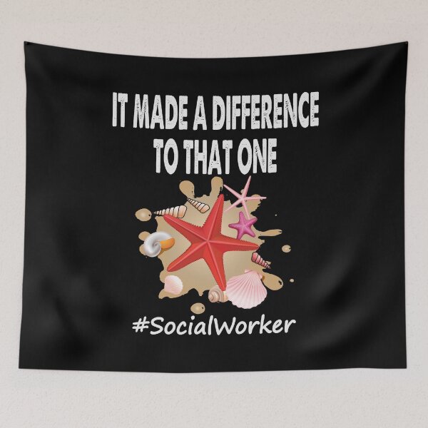 Item preview, Proud Social Worker Gift - Meaningful Social Working Gift - It Made A Difference To That One - Social Work designed and sold by kntranhoang.