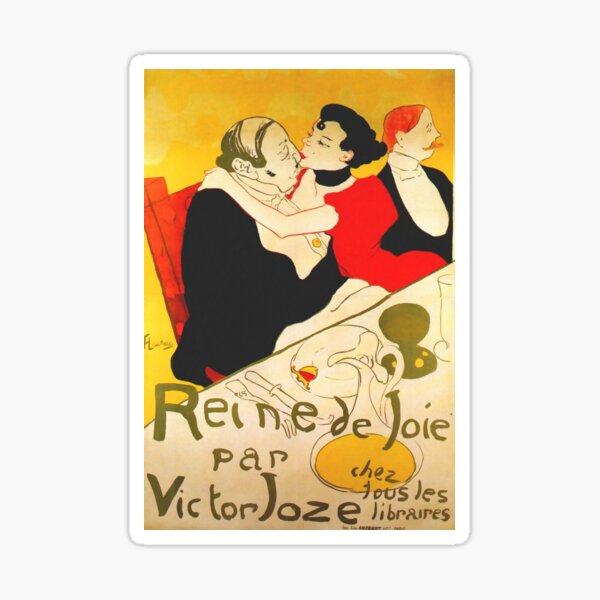 Artikel-Vorschau von Reine de Joie (1892) von Toulouse-Lautrec, designt und verkauft von knightsydesign.