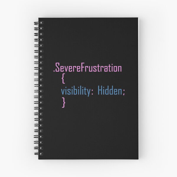Item preview, Funny CSS code about hidden frustration. designed and sold by Kam-designs.