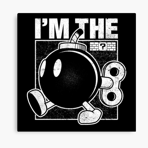 Download Mario Bob Omb Canvas Prints | Redbubble