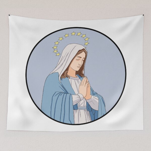 Item preview, Virgin Mary Pray Circle designed and sold by gin3art.