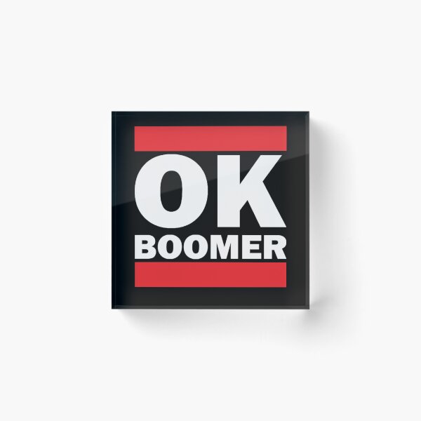 Item preview, ok boomer DMC style shirt designed and sold by Captain-Jackson.