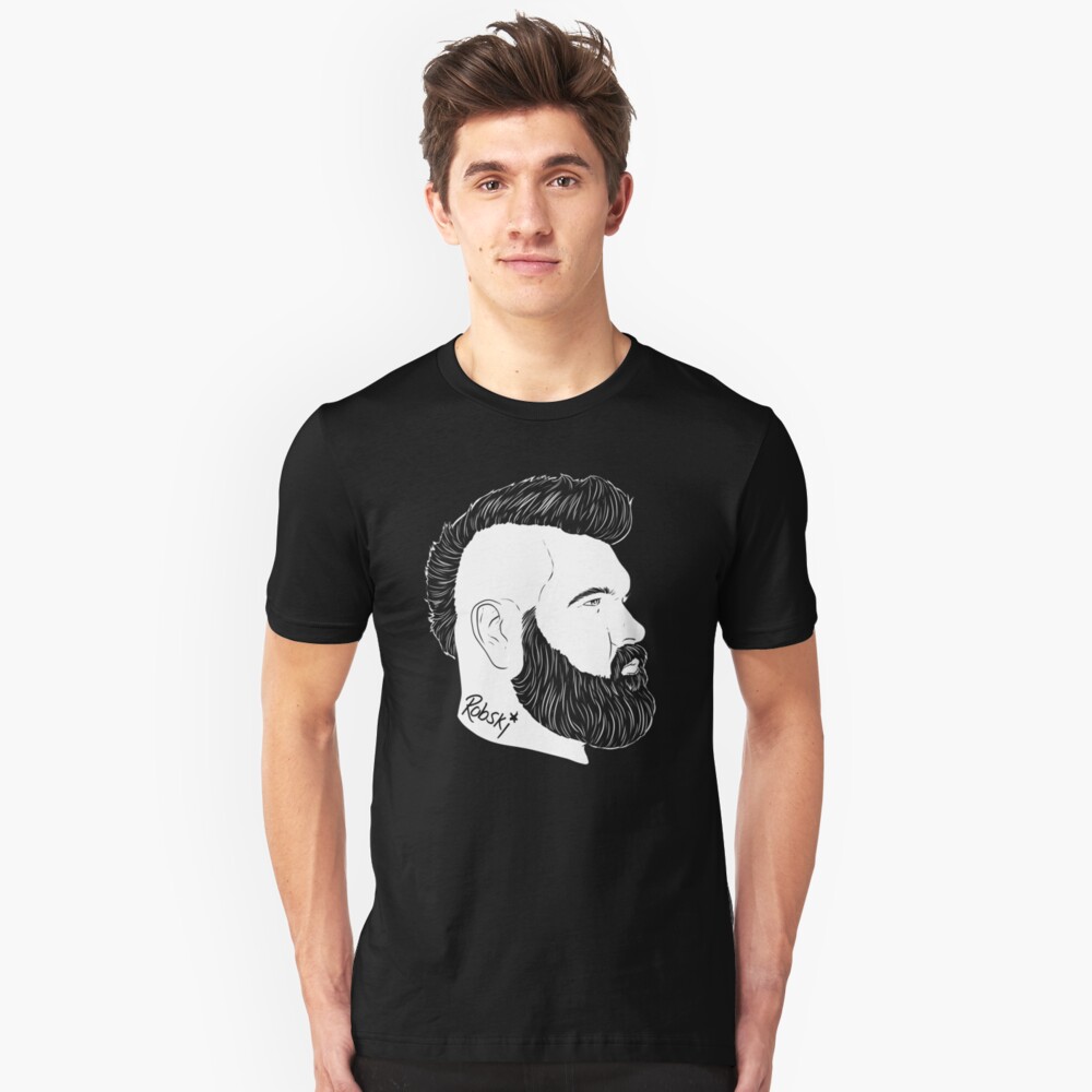 Copy of BeefCakeBoss - White lines Slim Fit T-Shirt