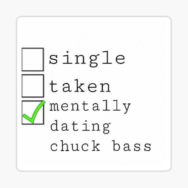 Rencontres mentales Chuck Bass Sticker